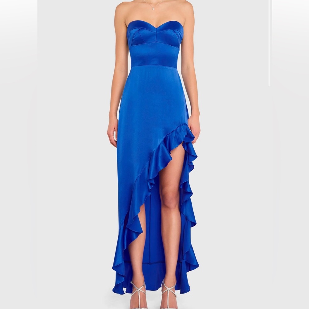 AMANDA UPRICHARD AMALIA SILK GOWN